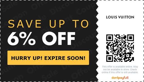 louis vuitton coupons|louis vuitton coupon codes.